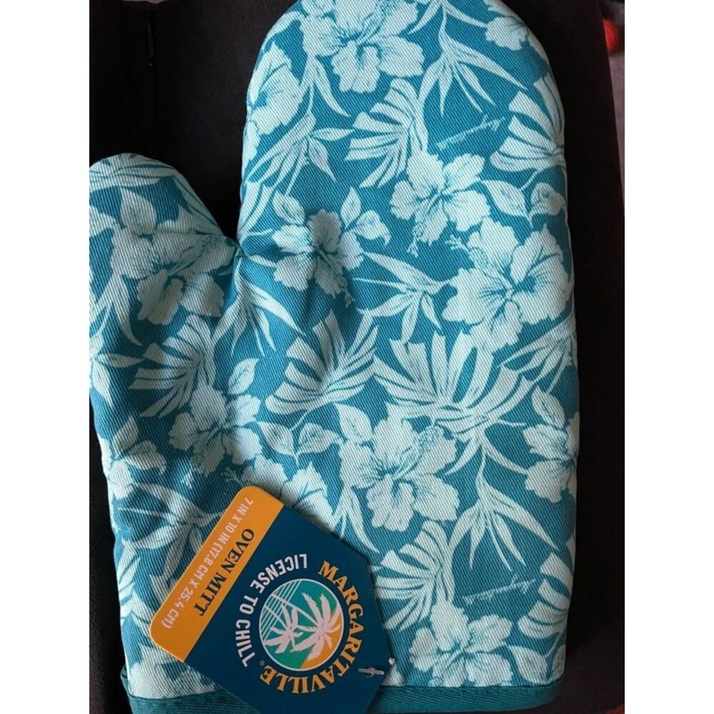 Oven mitt Margaritaville License to Chill teal